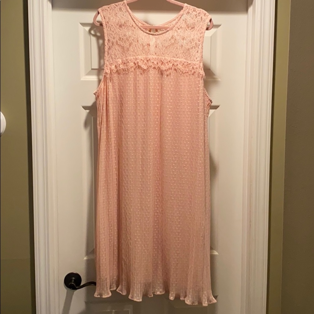 Sleeveless Sheer Dress